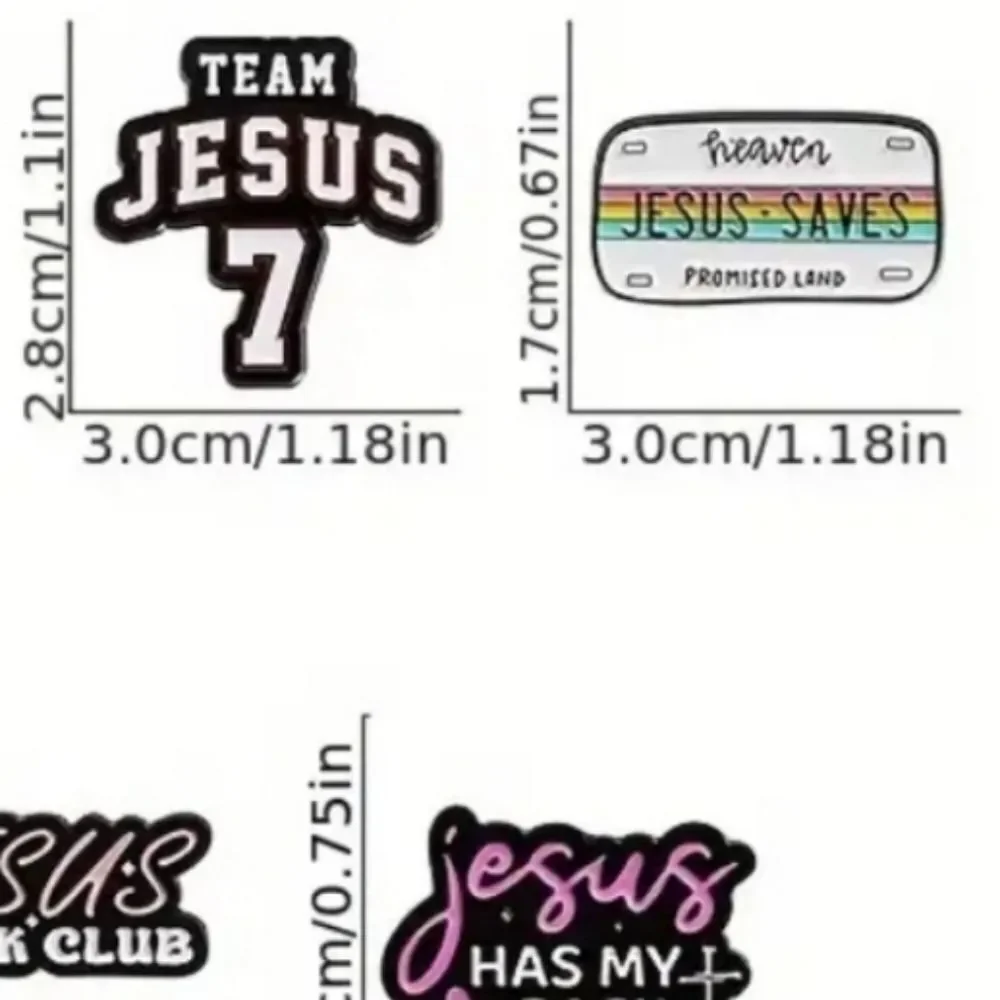 Team Jesus Christian Pin Religious Cross Jewelry Inspirational Faith Novelty New